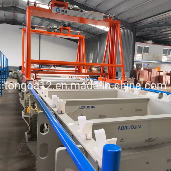 Linha de galvanização para máquina de cromagem automática Tongda11, equipamento de galvanização para galvanização